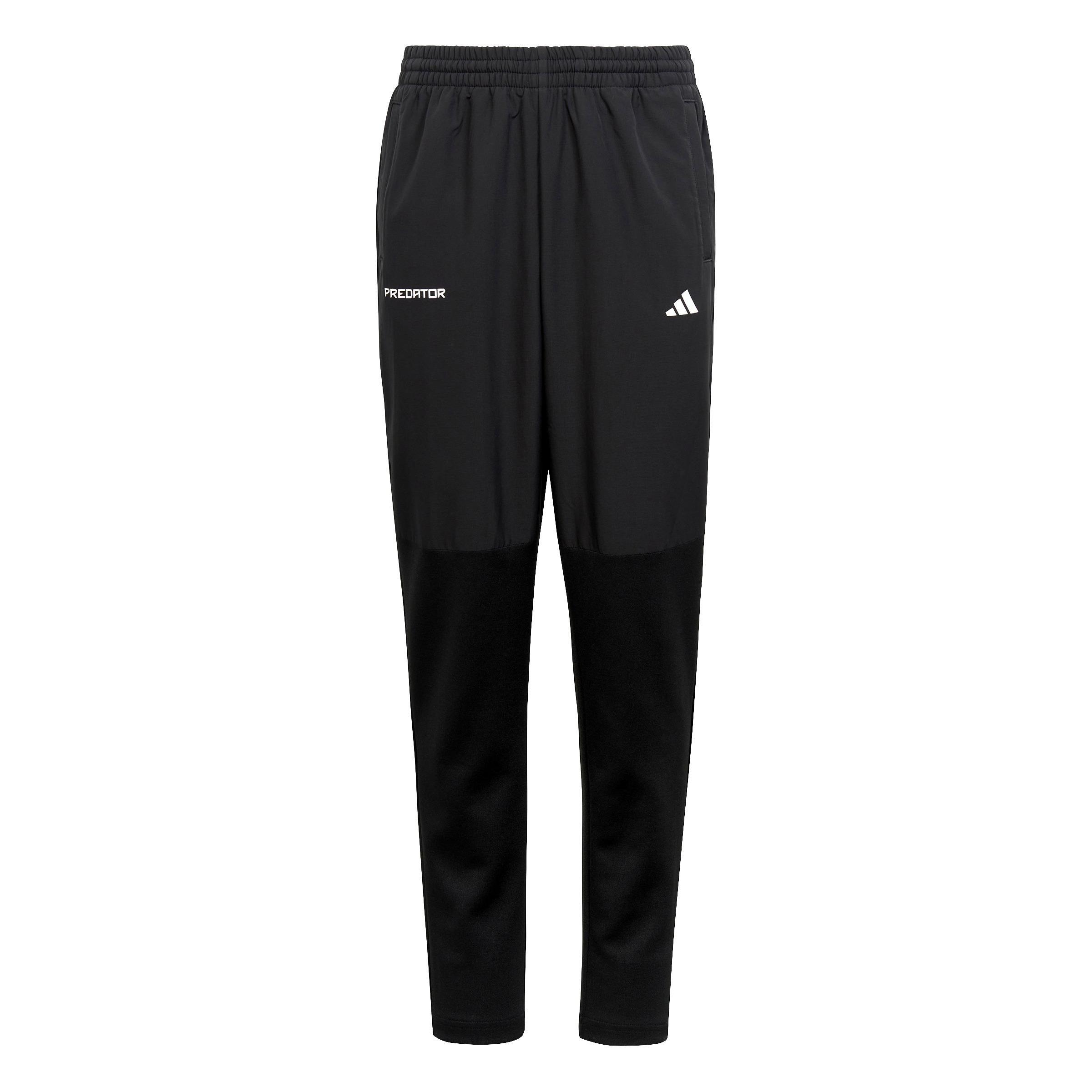 Unisex Kids Football-Inspired Predator Joggers, Black, A901_ONE, large image number 3
