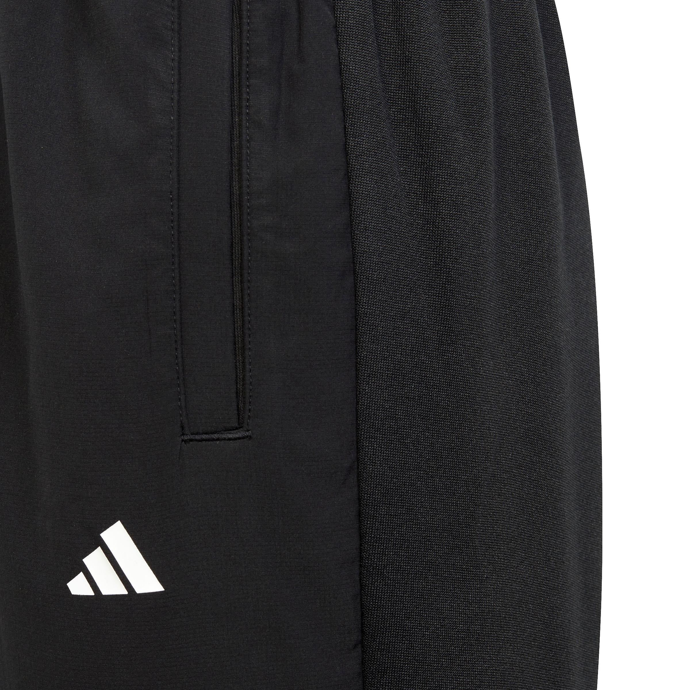 Unisex Kids Football-Inspired Predator Joggers, Black, A901_ONE, large image number 5
