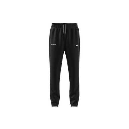 Kids Unisex Football-Inspired Predator Joggers, Black, A901_ONE, large image number 10