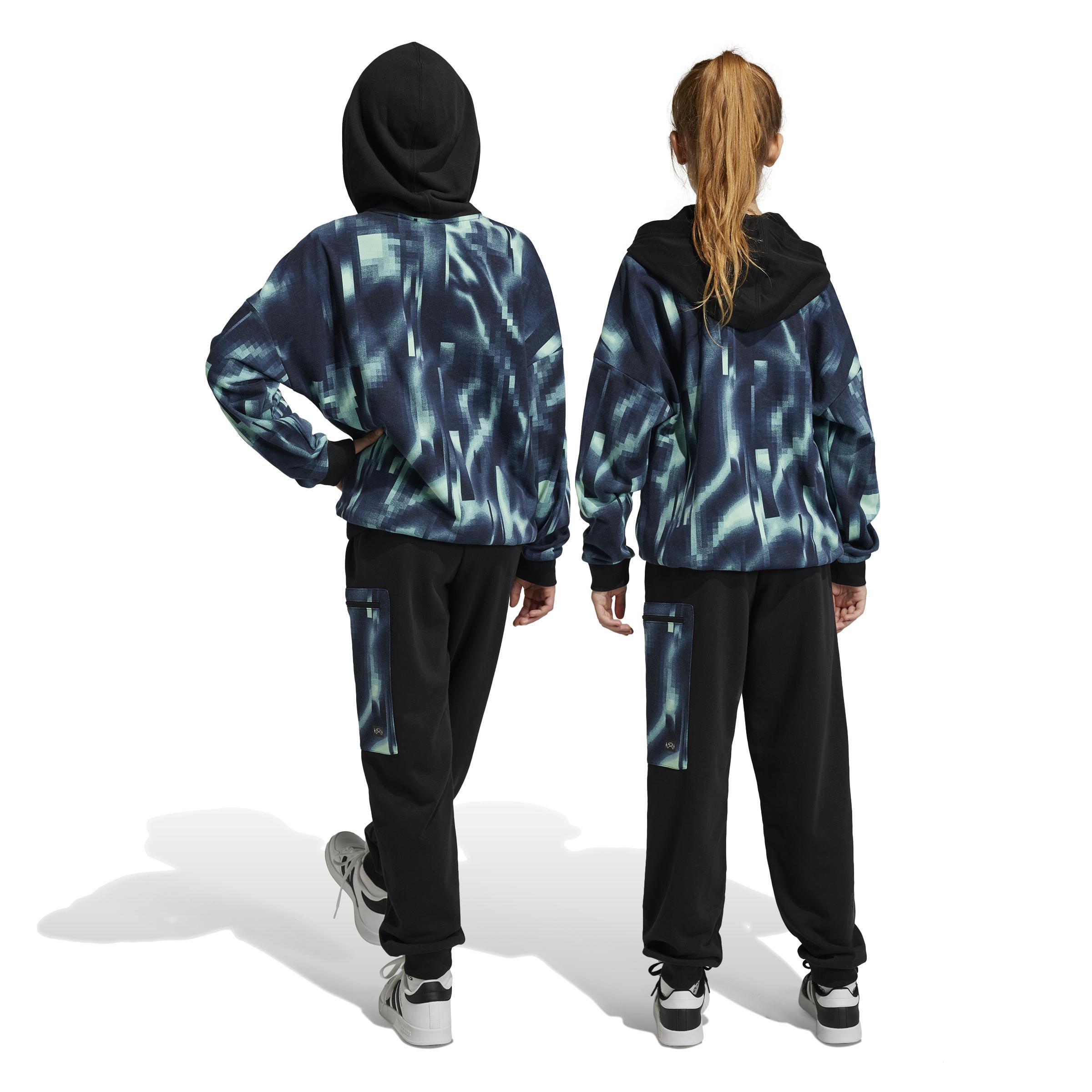 Unisex Kids Arkd3 Cargo Joggers, Black, A901_ONE, large image number 3