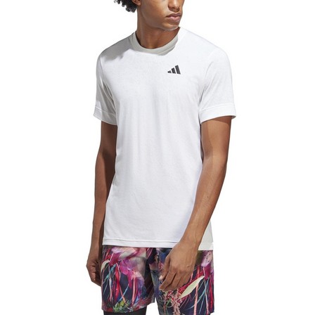 Men Tennis Freelift T-Shirt, White, A901_ONE, large image number 4