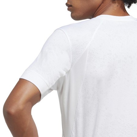 Men Tennis Freelift T-Shirt, White, A901_ONE, large image number 6