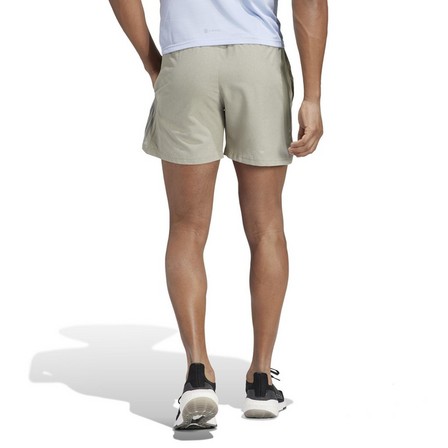 Men Own The Run Heather Shorts, Green, A901_ONE, large image number 2