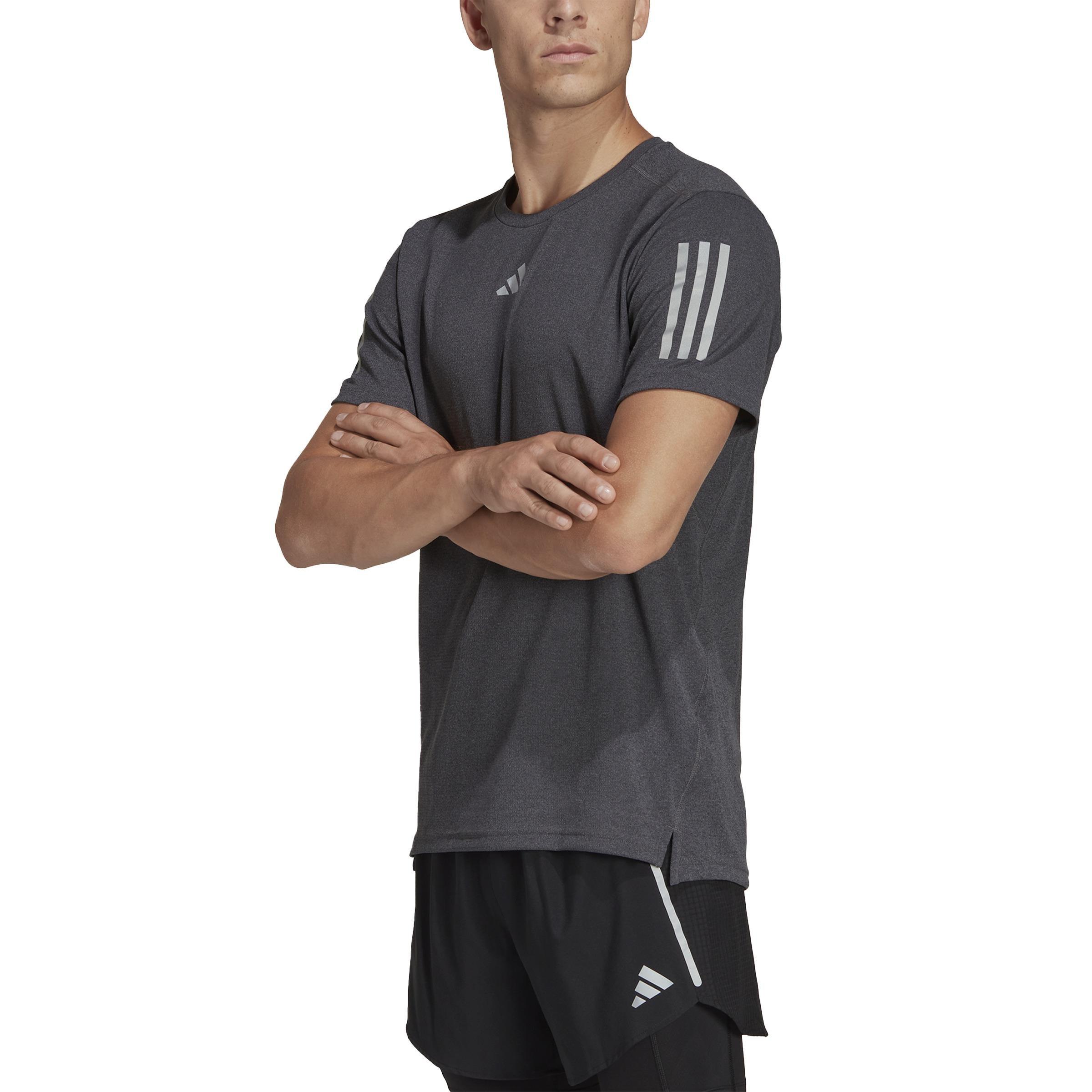 Own The Run Heather T-Shirt, Black