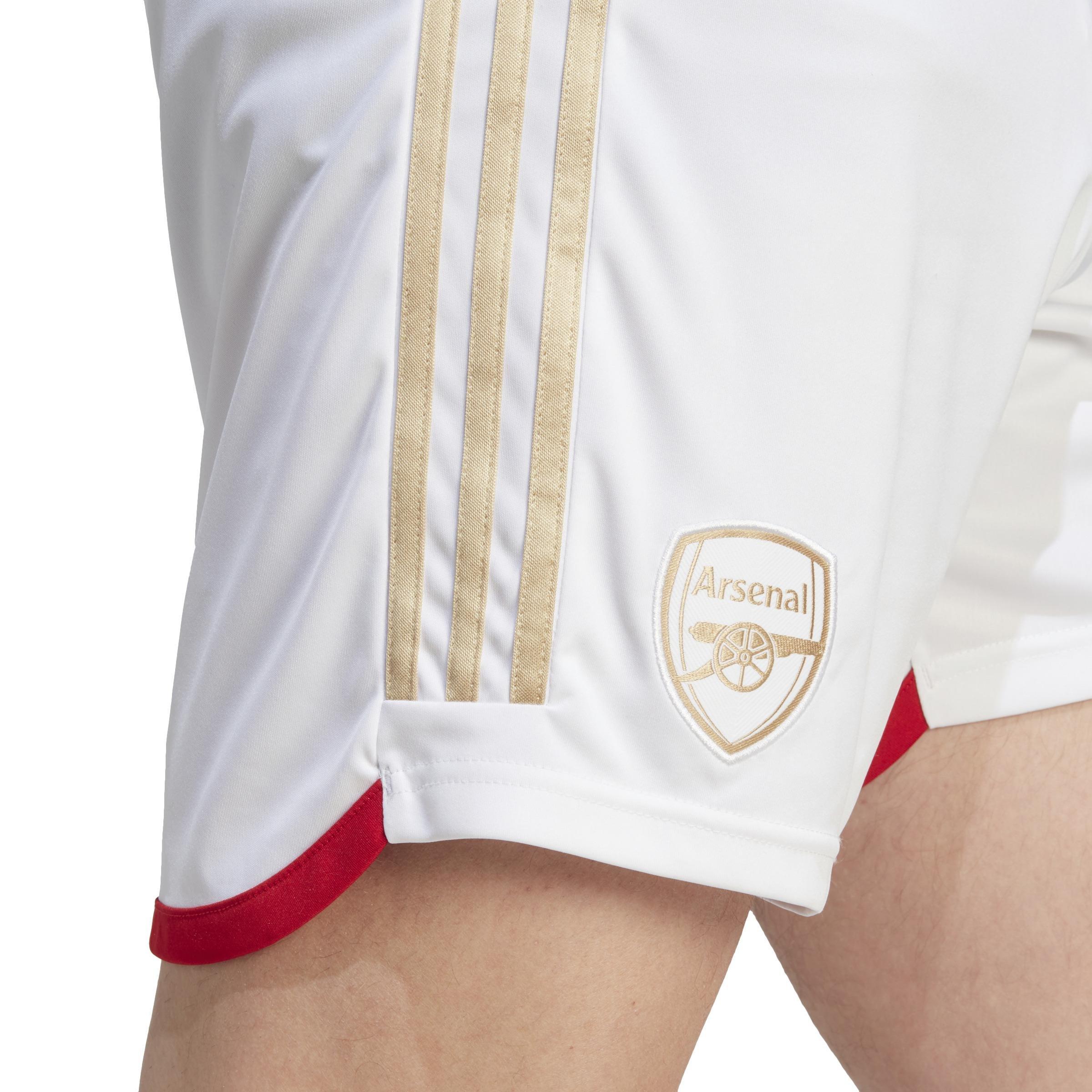 Arsenal 23/24 Home Shorts, White, A901_ONE, large image number 3