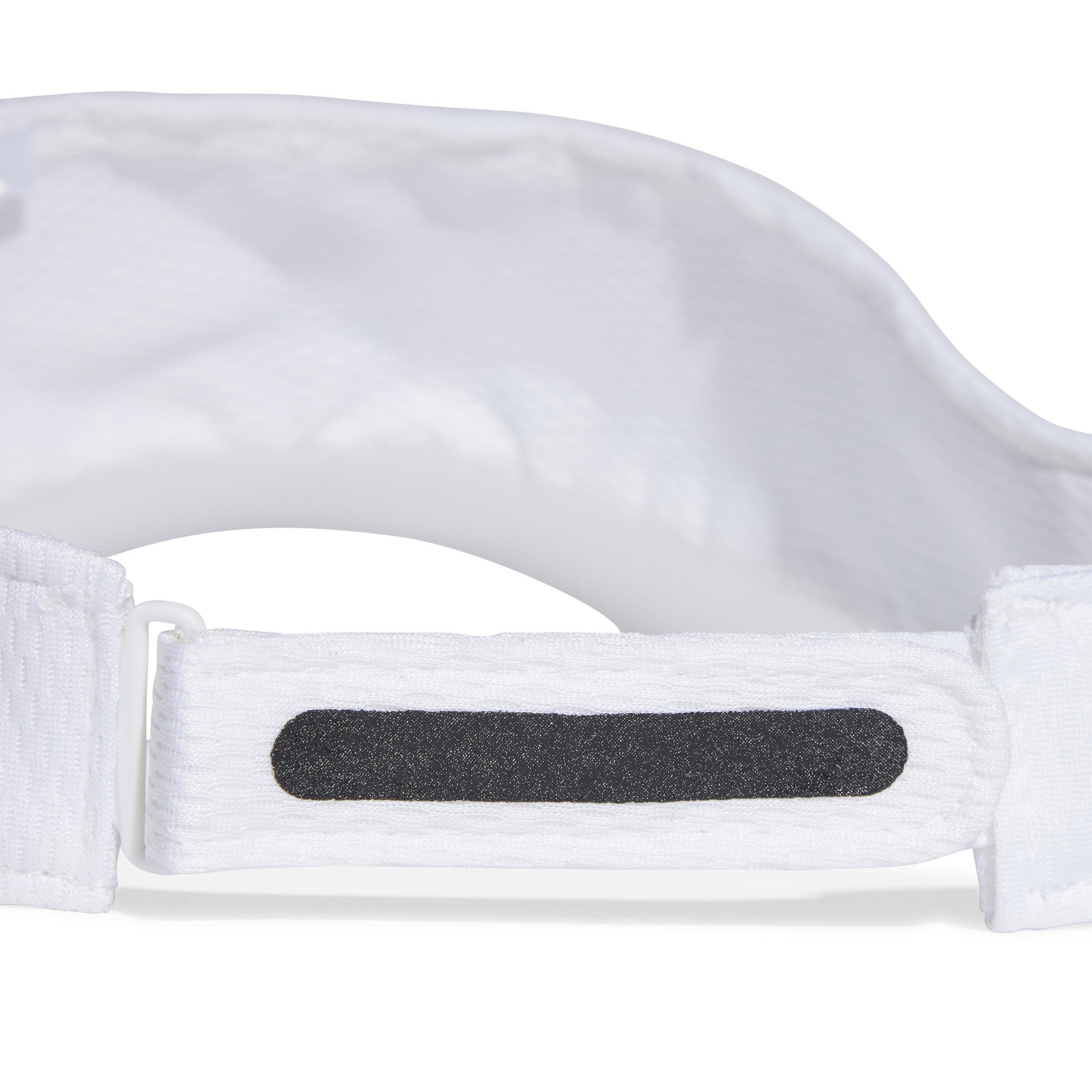Unisex Aeroready Running Visor, White, A901_ONE, large image number 2