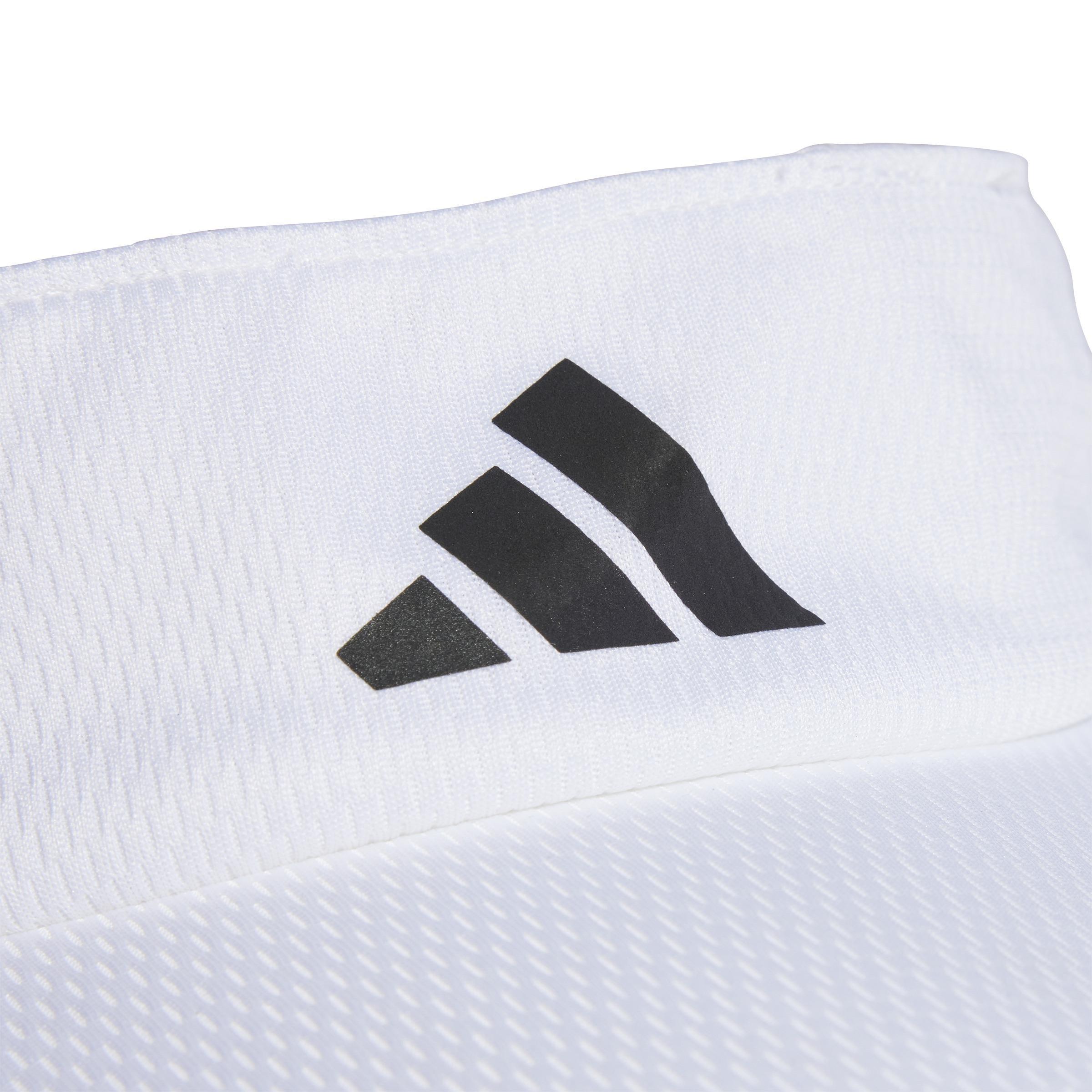 Unisex Aeroready Running Visor, White, A901_ONE, large image number 3