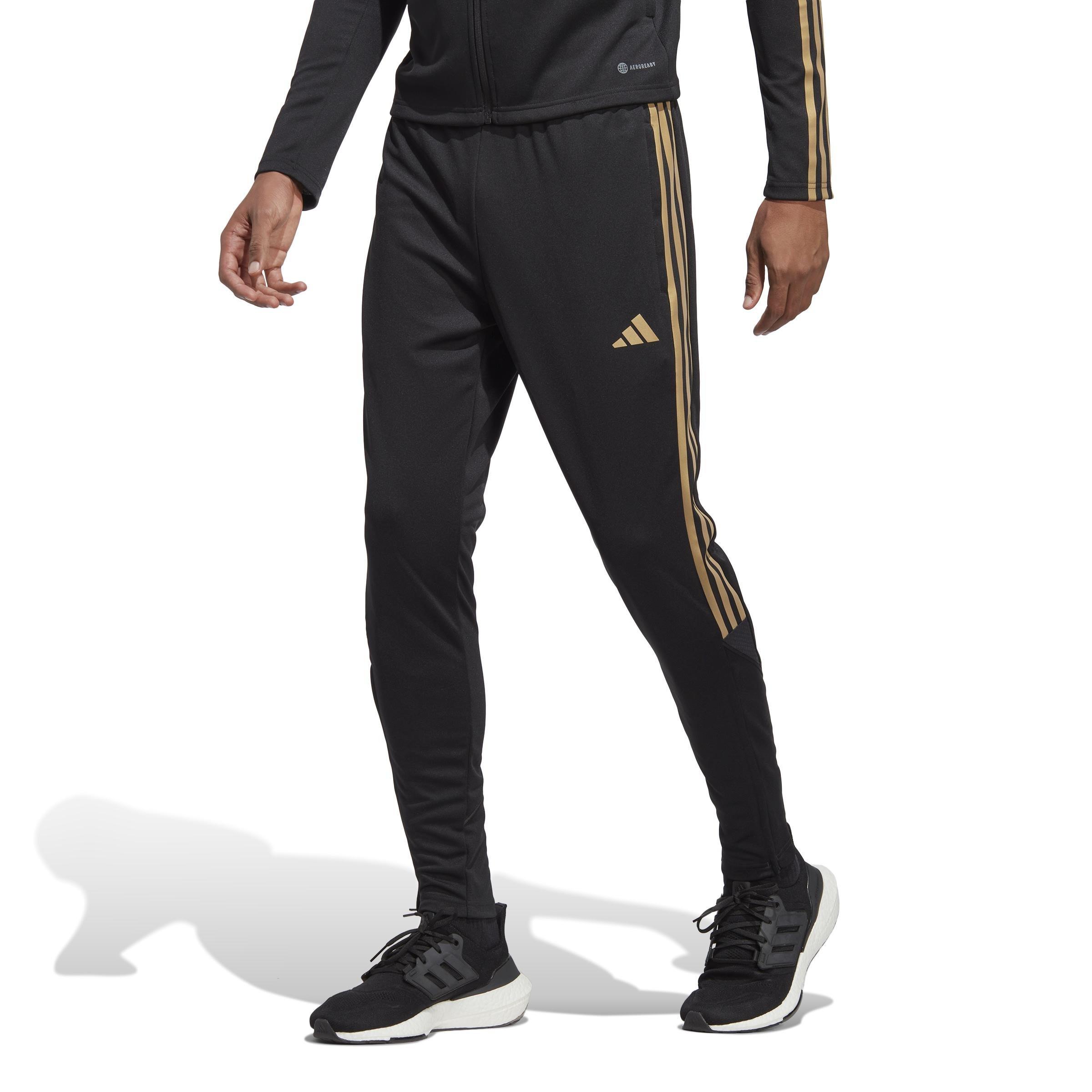 Tiro Reflective Tracksuit Bottoms, Black, A901_ONE, large image number 9