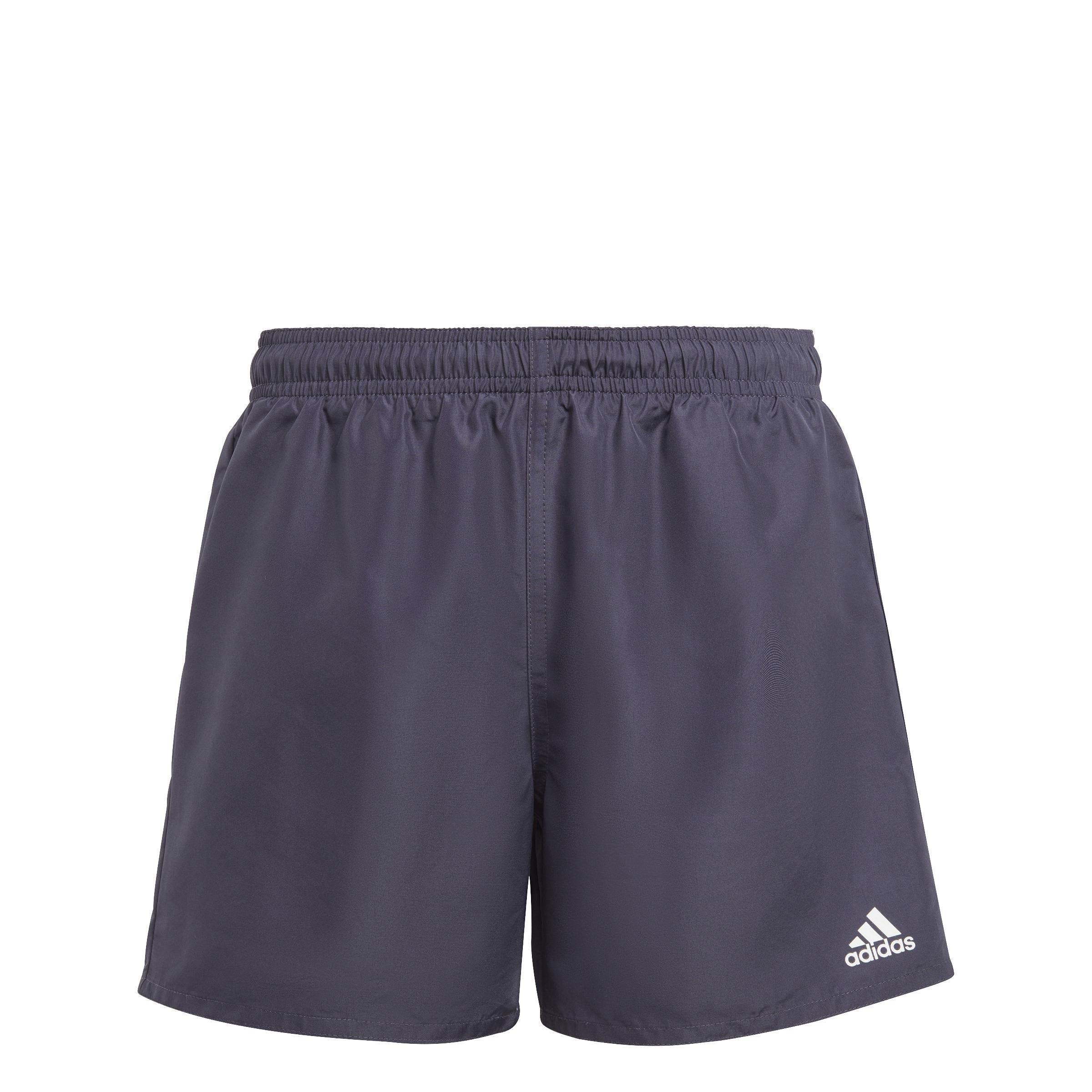 Kids Classic Badge Of Sport Swim Shorts, Blue, , large image number 1