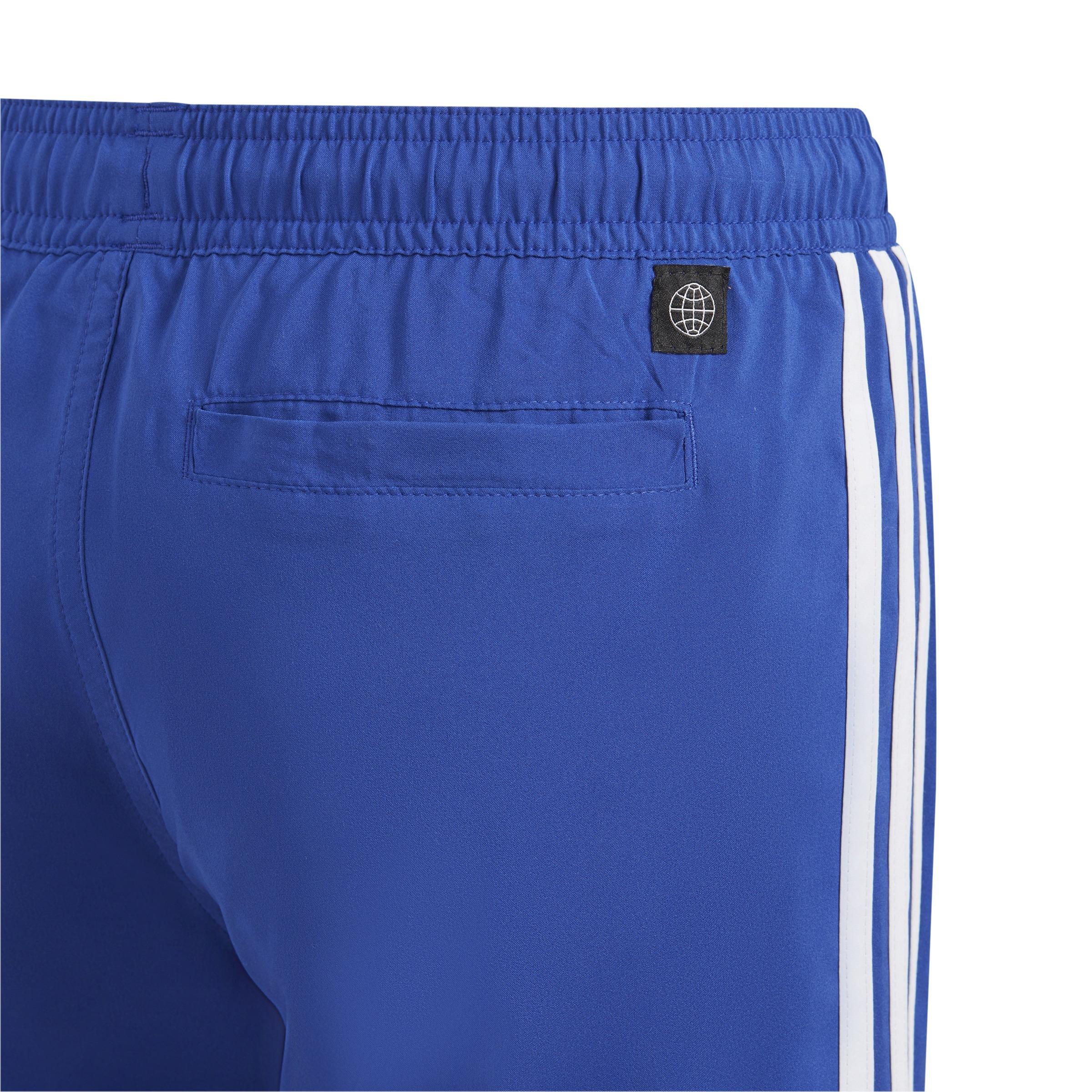 Kids 3-Stripes Swim Shorts, Blue, , large image number 1
