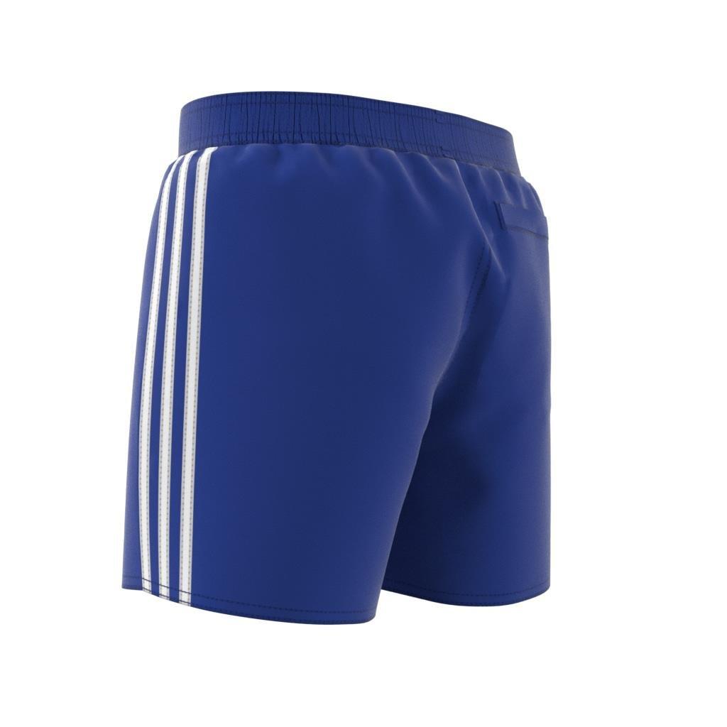 Kids 3-Stripes Swim Shorts, Blue, , large image number 8