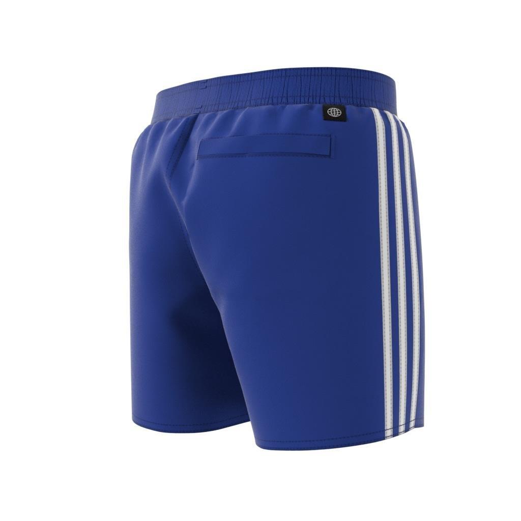 Kids 3-Stripes Swim Shorts, Blue, , large image number 10