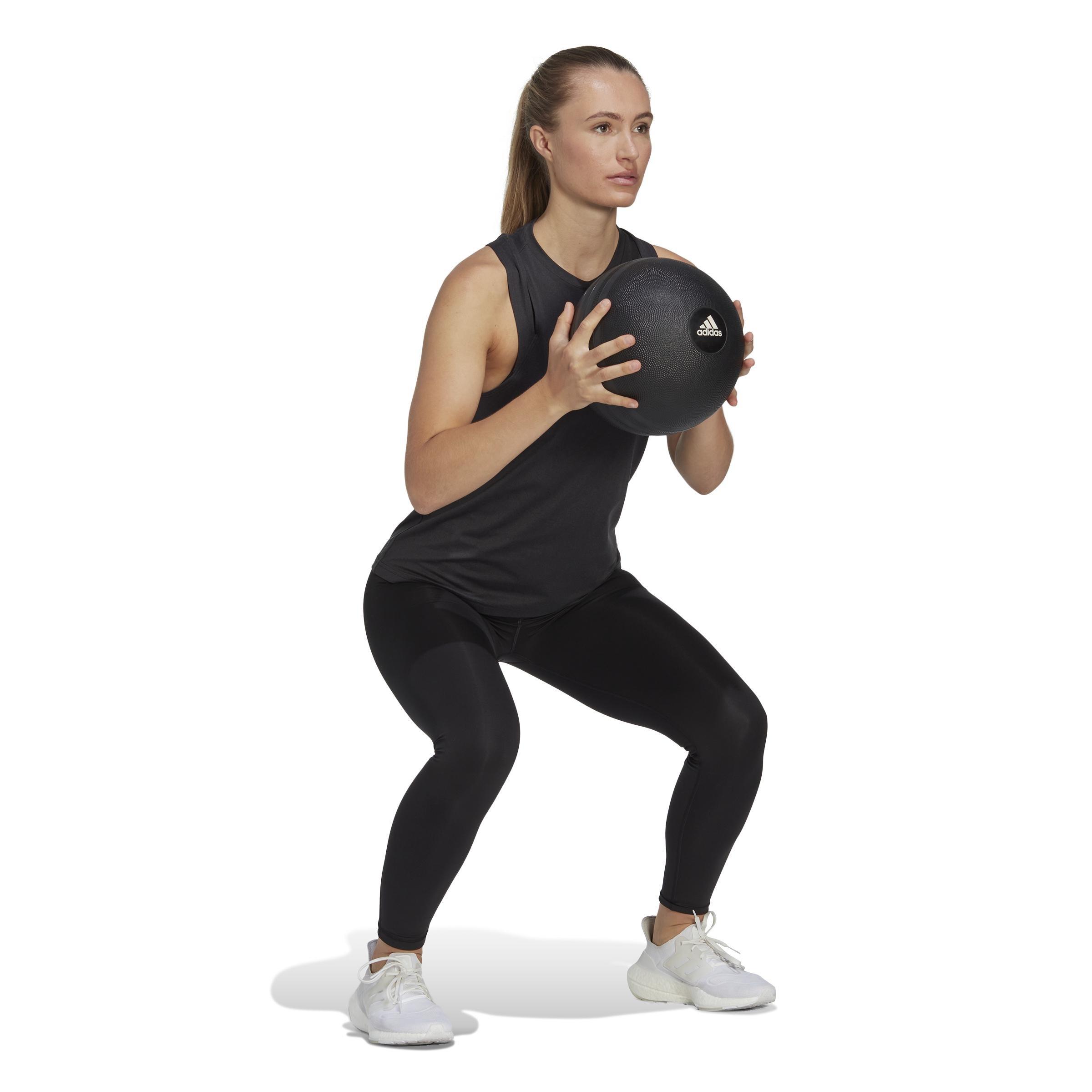 Aeroready Train Essentials 3 Bar Logo Tank Top, Black, A901_ONE, large image number 11