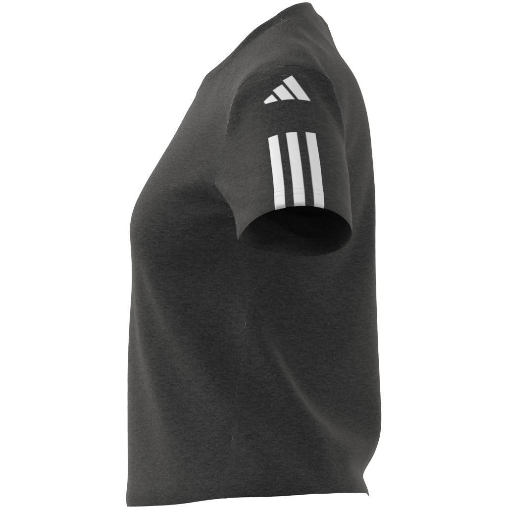 Train Essentials Train Cotton 3-Stripes Crop T-Shirt, Grey, A901_ONE, large image number 6