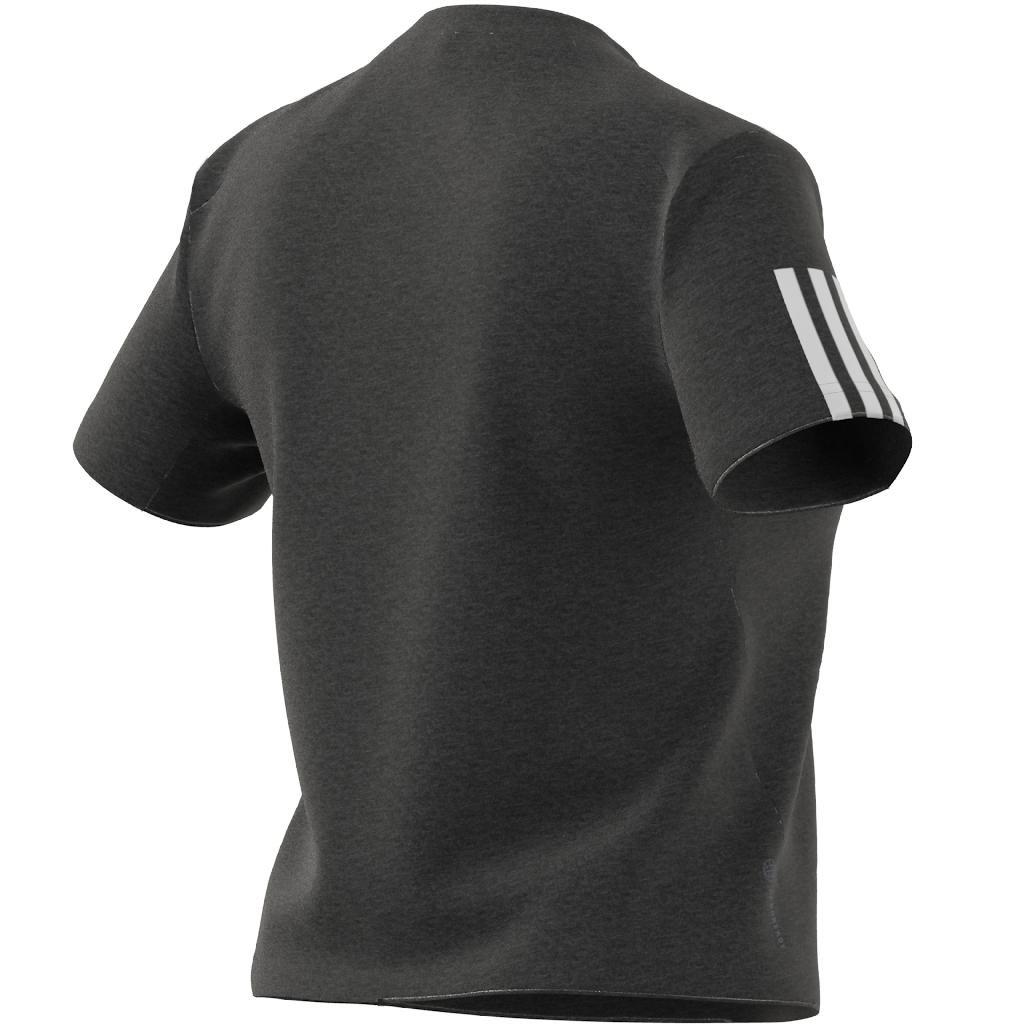 Train Essentials Train Cotton 3-Stripes Crop T-Shirt, Grey, A901_ONE, large image number 7