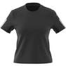Women Train Essentials Train Cotton 3-Stripes Crop T-Shirt, Grey, A901_ONE, thumbnail image number 11