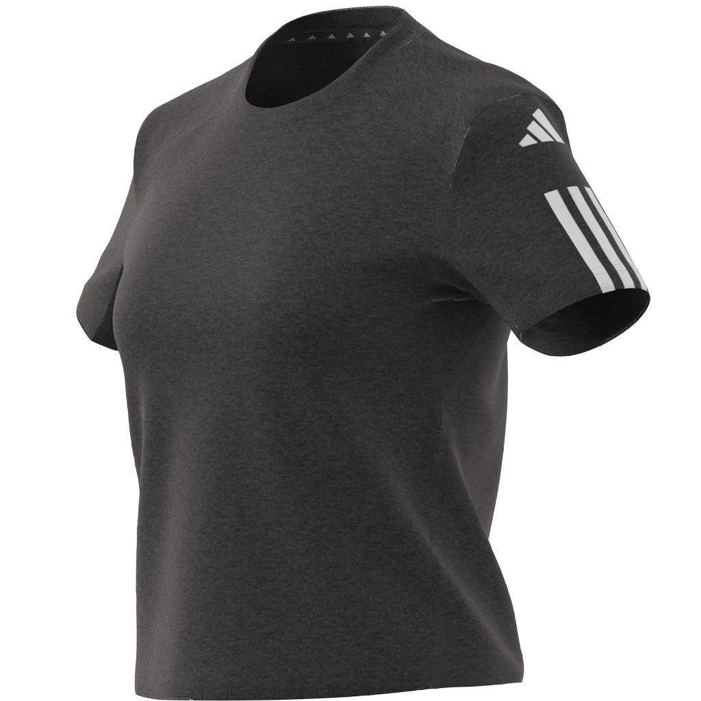 Train Essentials Train Cotton 3-Stripes Crop T-Shirt, Grey, A901_ONE, large image number 13