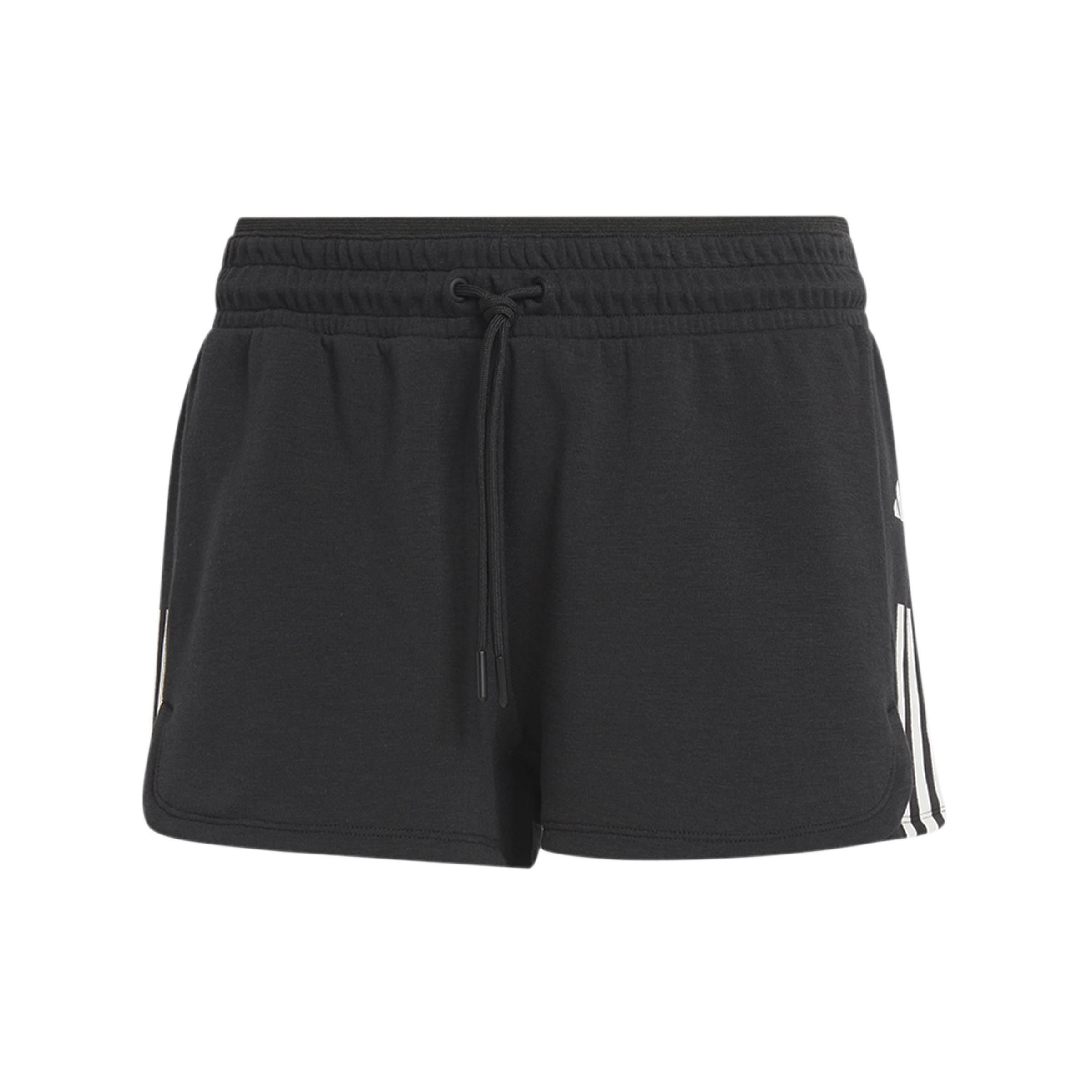 Train Essentials Cotton 3-Stripes Pacer Shorts, Black, , large image number 1