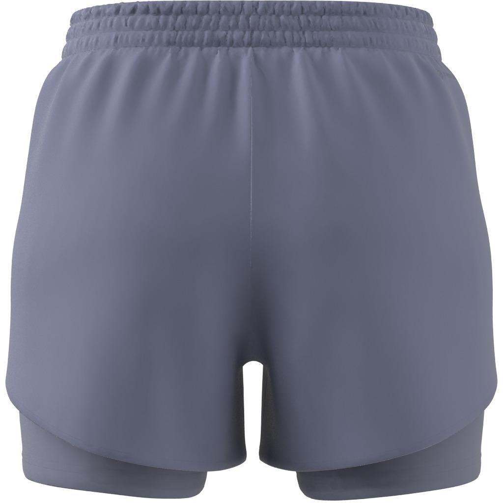 AEROREADY Made for Training Minimal Two-in-One Shorts, Purple, A901_ONE, large image number 6