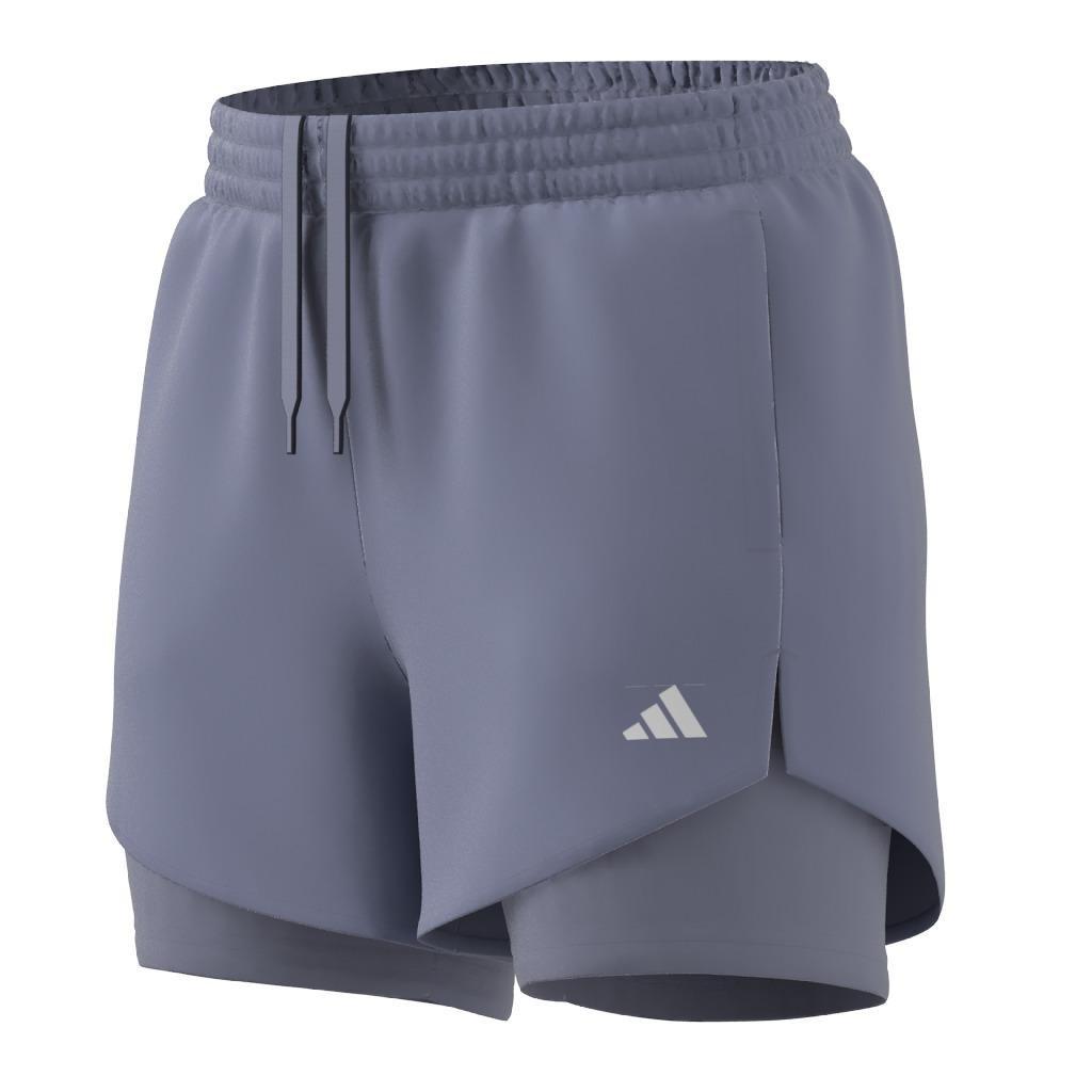 AEROREADY Made for Training Minimal Two-in-One Shorts, Purple, A901_ONE, large image number 8