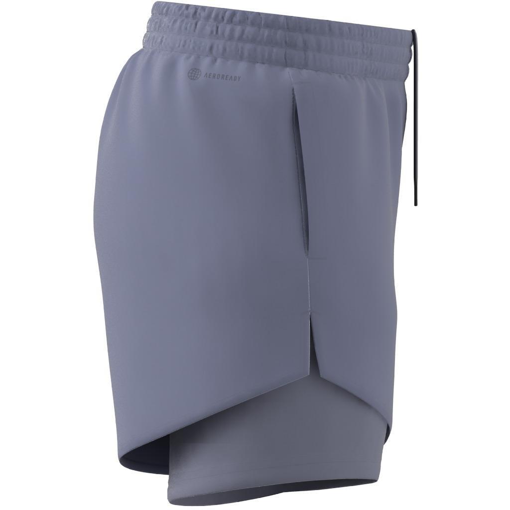 AEROREADY Made for Training Minimal Two-in-One Shorts, Purple, A901_ONE, large image number 9