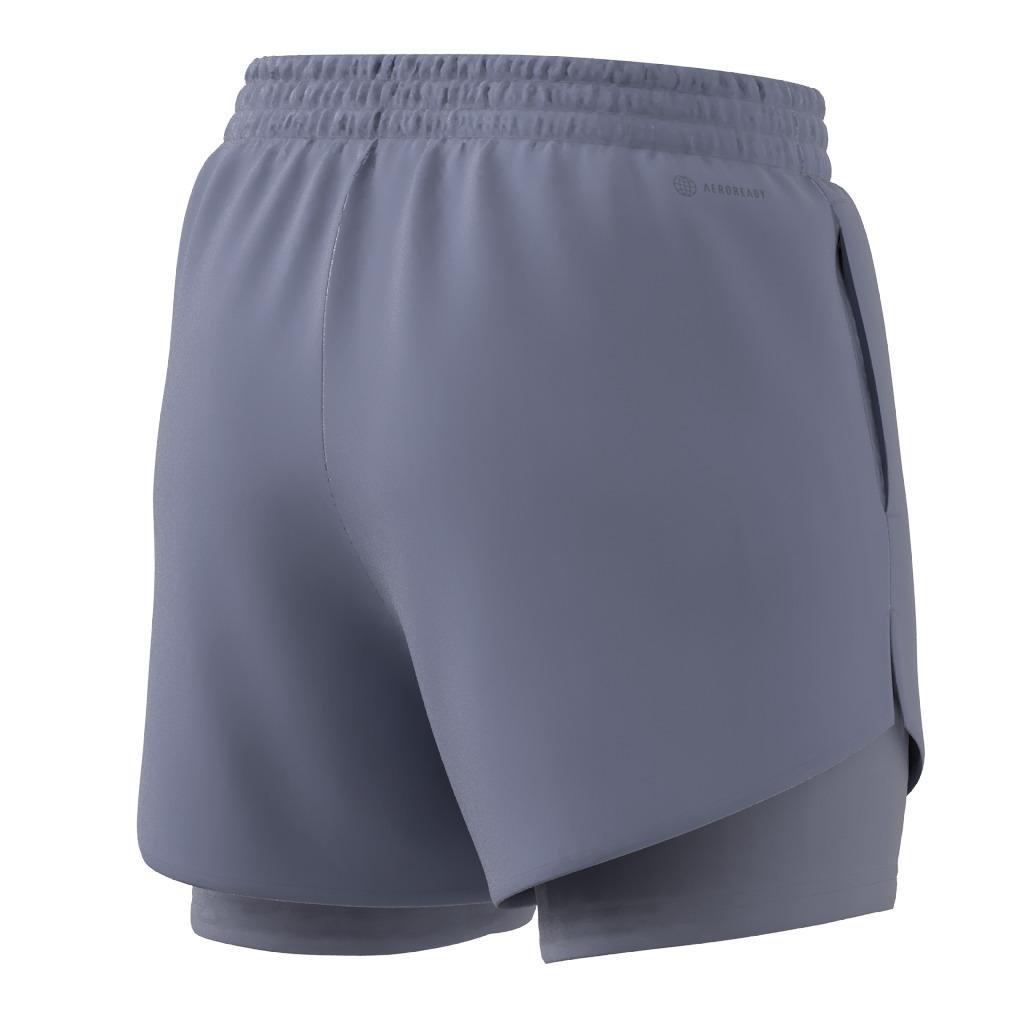 AEROREADY Made for Training Minimal Two-in-One Shorts, Purple, A901_ONE, large image number 12