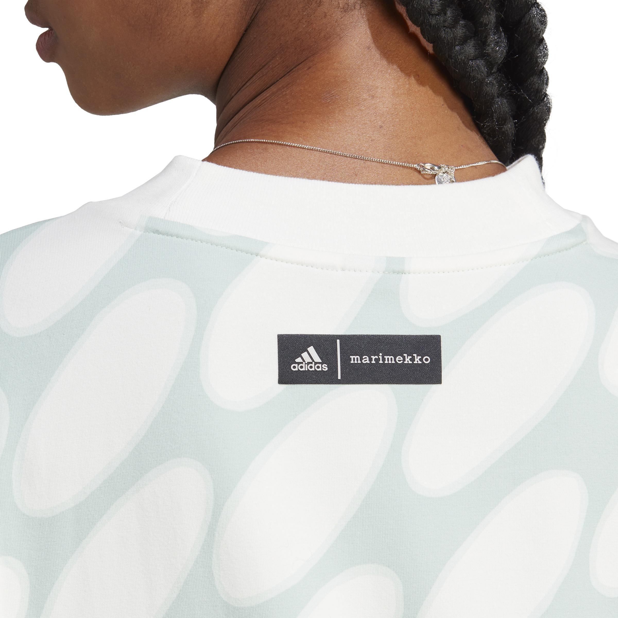 Marimekko Future Icons 3-Stripes T-Shirt, White, , large image number 4