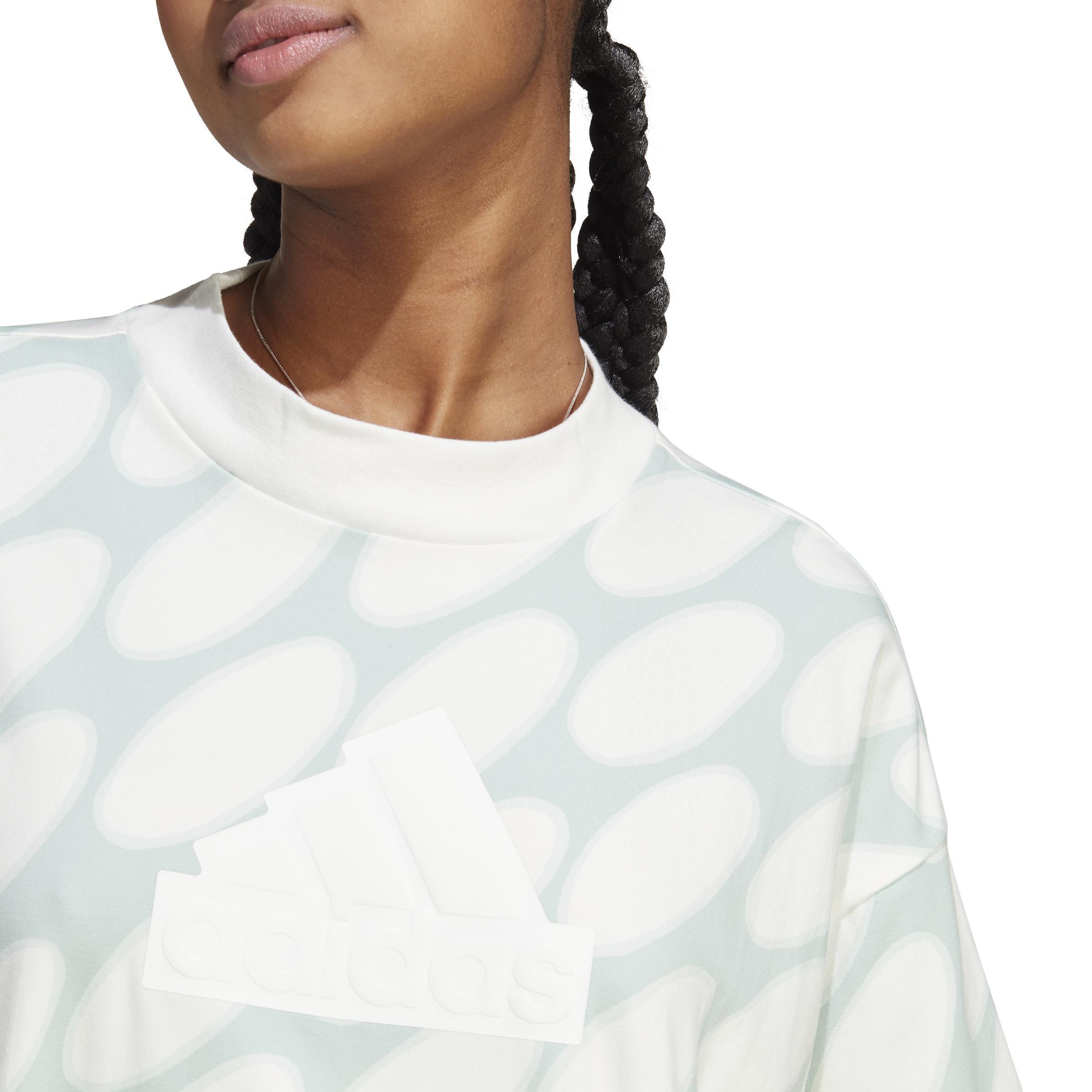 Marimekko Future Icons 3-Stripes T-Shirt, White, , large image number 5