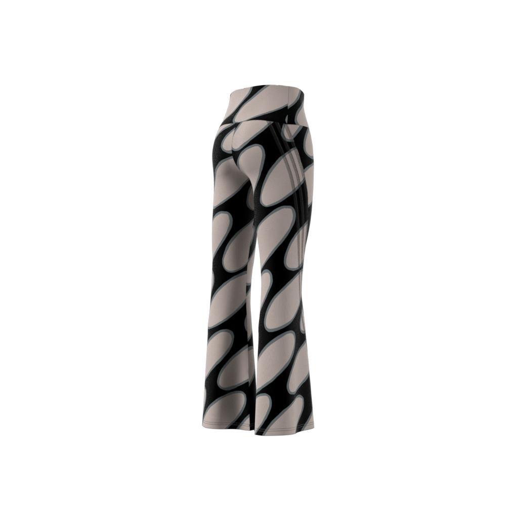 Marimekko Future Icons Flared Leggings, Brown, A901_ONE, large image number 11