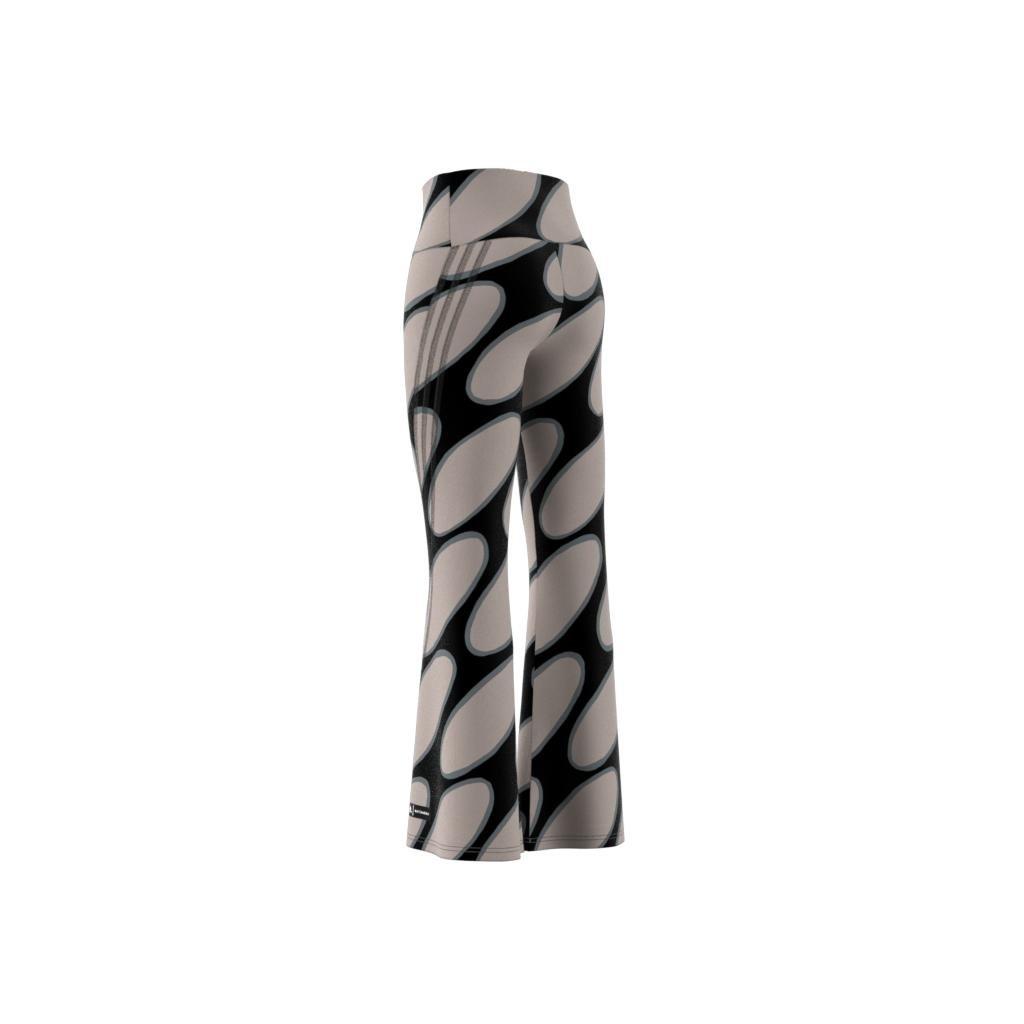 Marimekko Future Icons Flared Leggings, Brown, A901_ONE, large image number 14