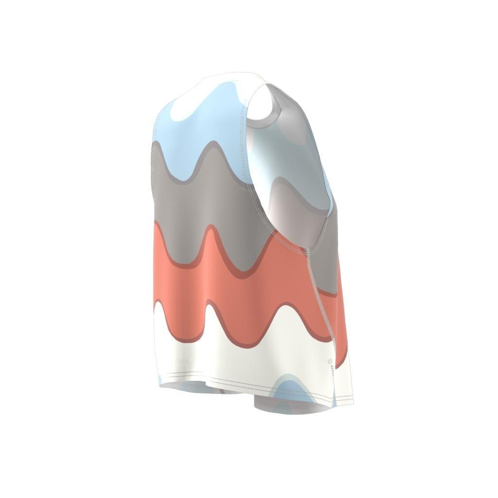 adidas x Marimekko Run Icons 3 Bar Logo Running Tank Top, Blue, , large image number 11