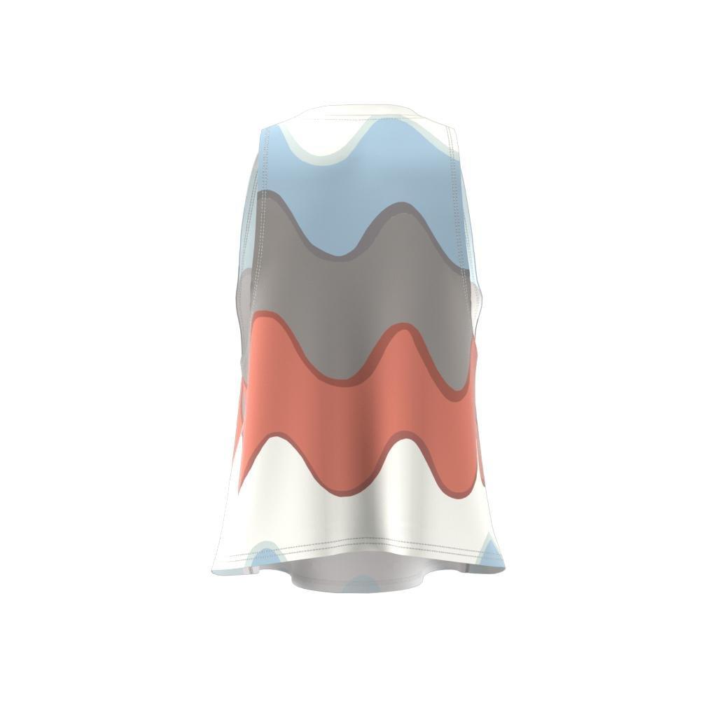 adidas x Marimekko Run Icons 3 Bar Logo Running Tank Top, Blue, , large image number 12