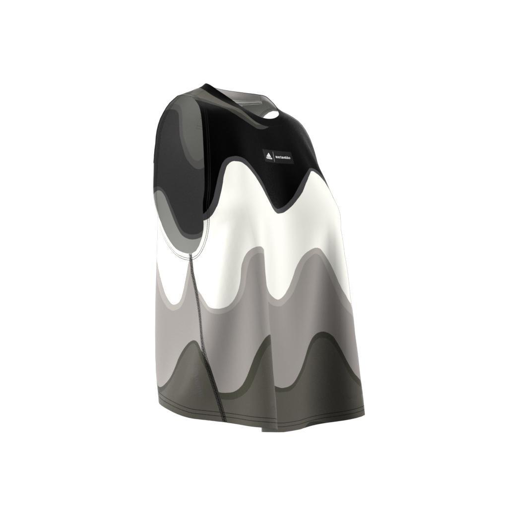 adidas x Marimekko Run Icons 3 Bar Logo Running Tank Top, White, A901_ONE, large image number 11