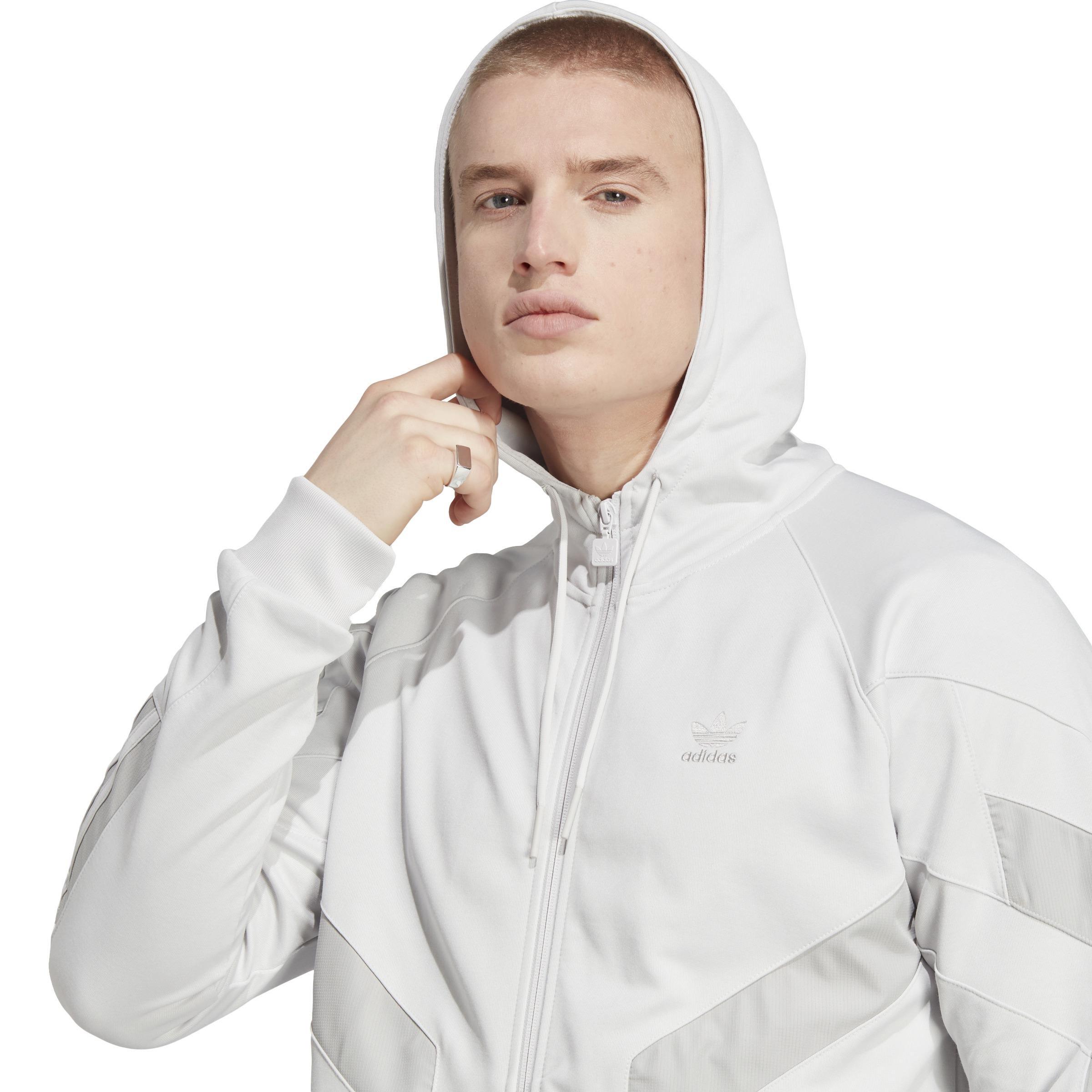 Rekive Hooded Track Top, Grey, , large image number 5