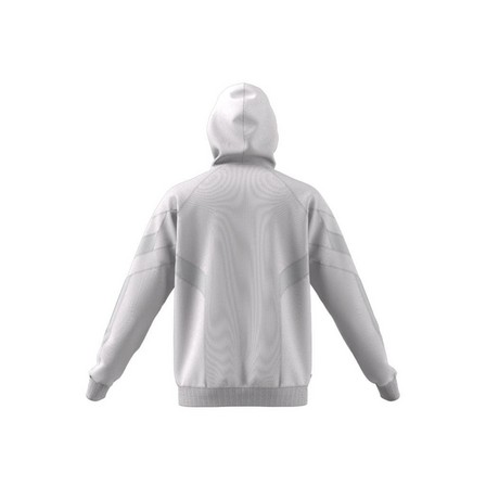 Men Adidas Rekive Hooded Track Top, Grey, A901_ONE, large image number 8