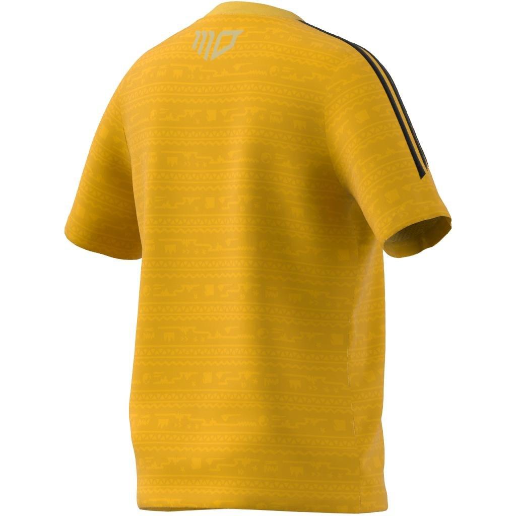 Unisex Kids Salah Training Jersey, Yellow, A901_ONE, large image number 8