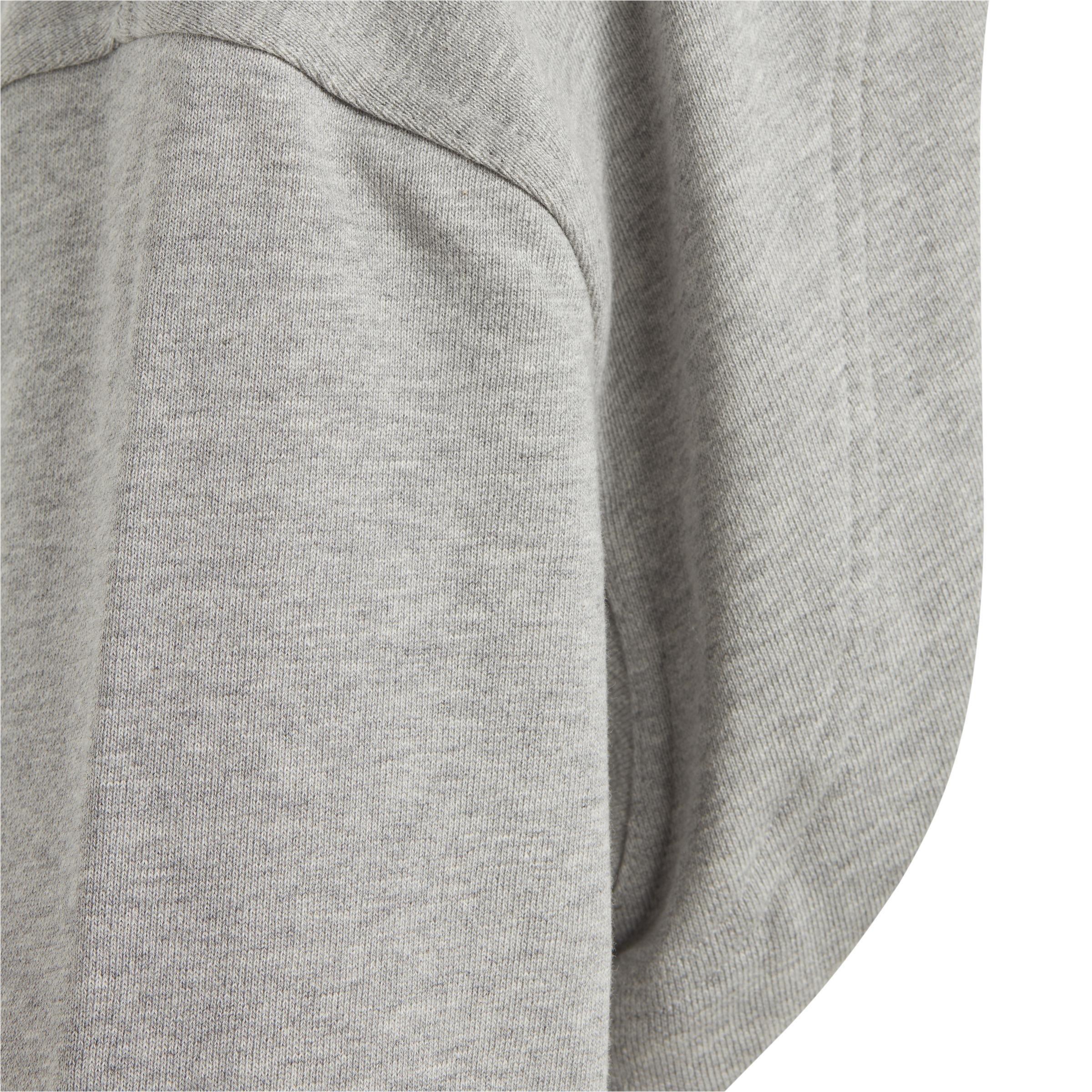 Truecasuals Cropped Sweatshirt, Grey, A901_ONE, large image number 3