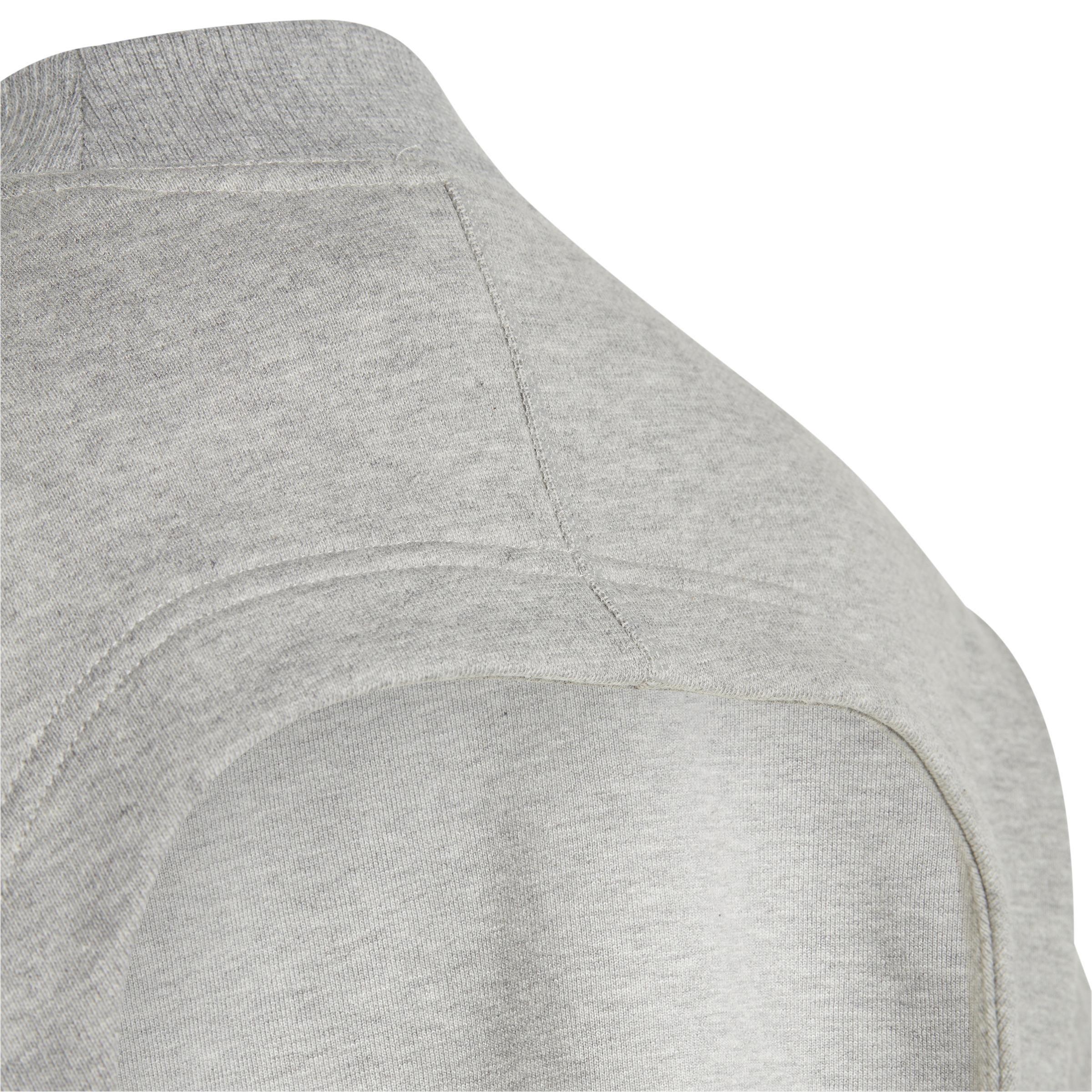 Truecasuals Cropped Sweatshirt, Grey, A901_ONE, large image number 4