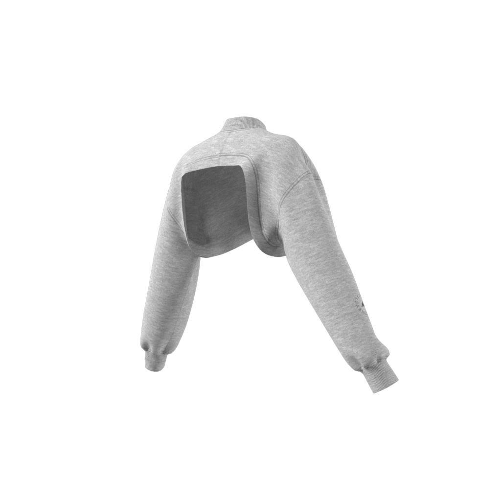 Truecasuals Cropped Sweatshirt, Grey, A901_ONE, large image number 8