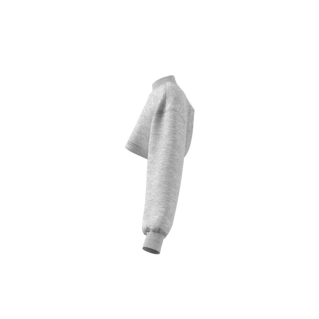 Truecasuals Cropped Sweatshirt, Grey, A901_ONE, large image number 9