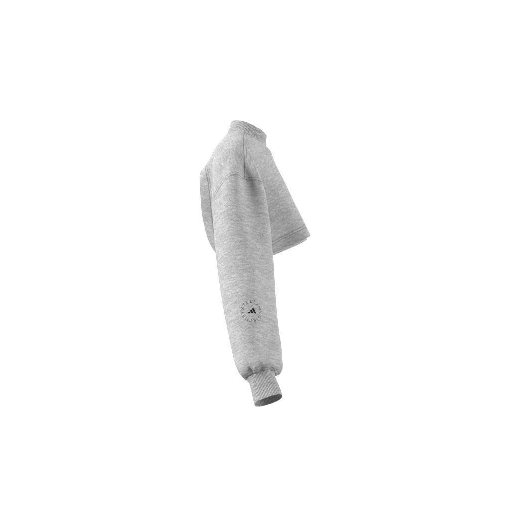 Truecasuals Cropped Sweatshirt, Grey, A901_ONE, large image number 12