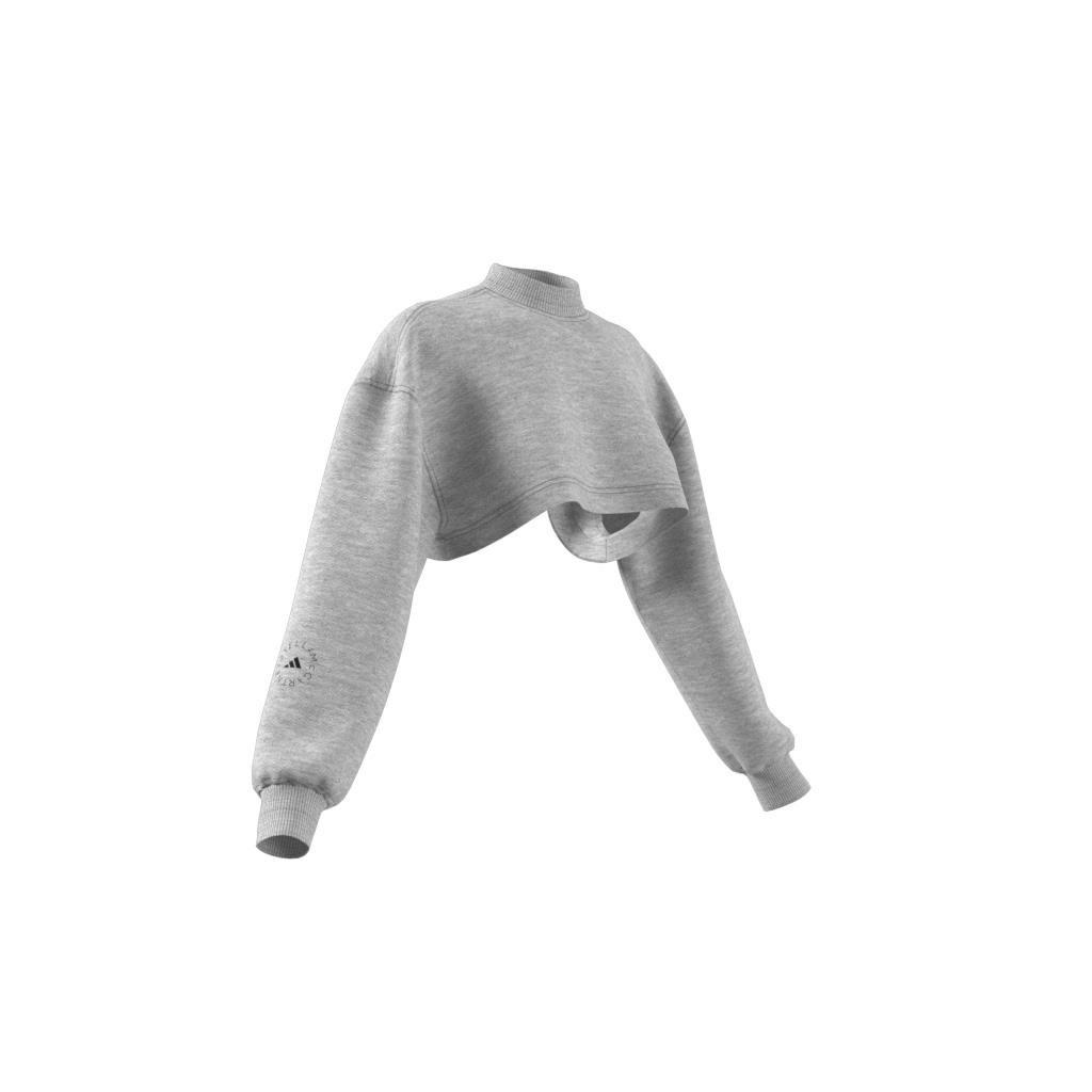 Truecasuals Cropped Sweatshirt, Grey, A901_ONE, large image number 13
