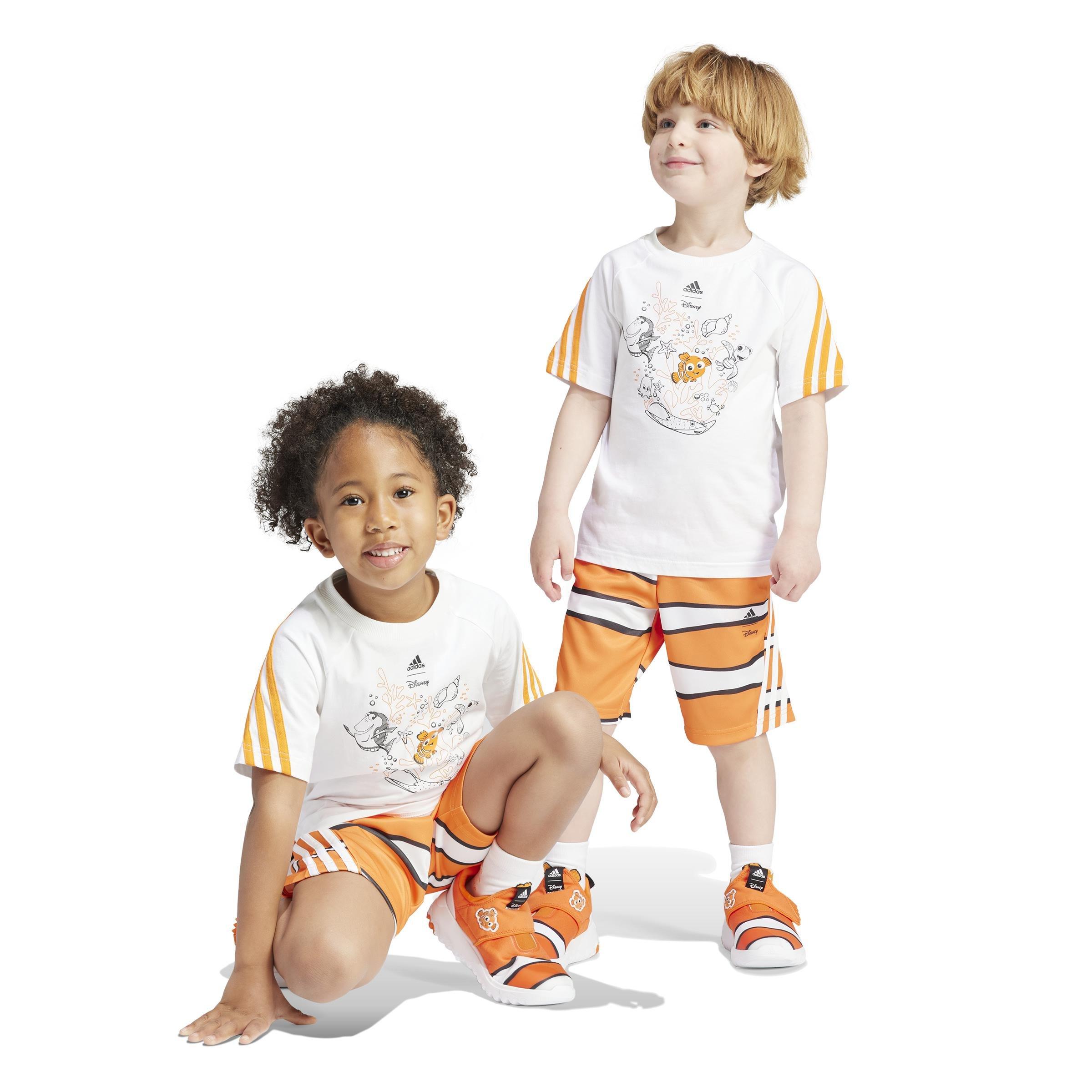 Unisex Kids Finding Nemo Tee Set, White, , large image number 10