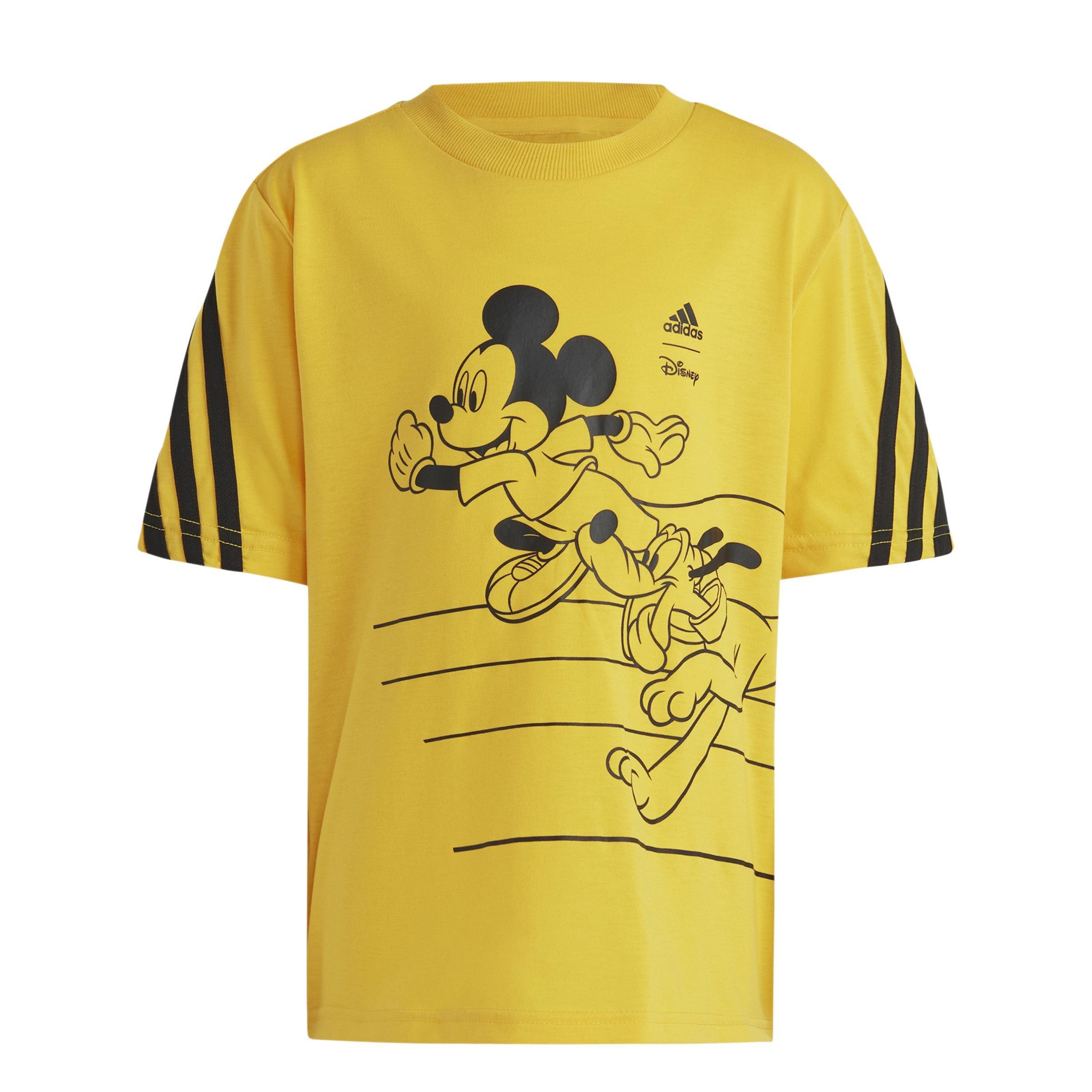 Unisex Disney Mickey Mouse T-Shirt, Yellow, A901_ONE, large image number 0