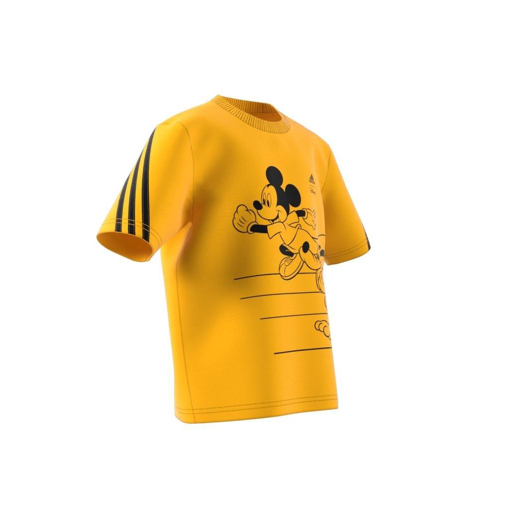 Unisex Kids Disney Mickey Mouse T-Shirt, Yellow, A901_ONE, large image number 8