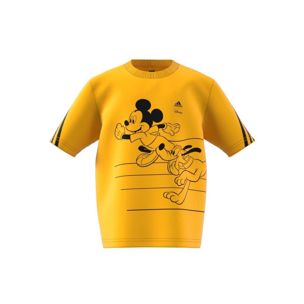 Unisex Kids Disney Mickey Mouse T-Shirt, Yellow, A901_ONE, large image number 10