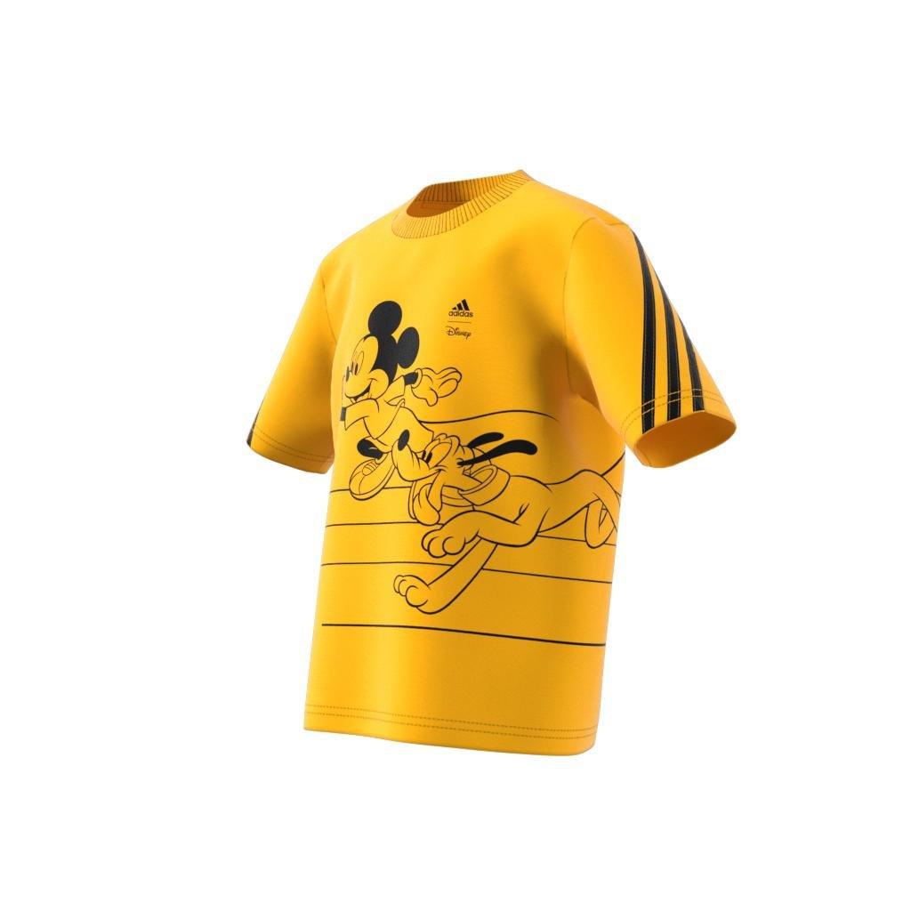 Unisex Kids Disney Mickey Mouse T-Shirt, Yellow, A901_ONE, large image number 13