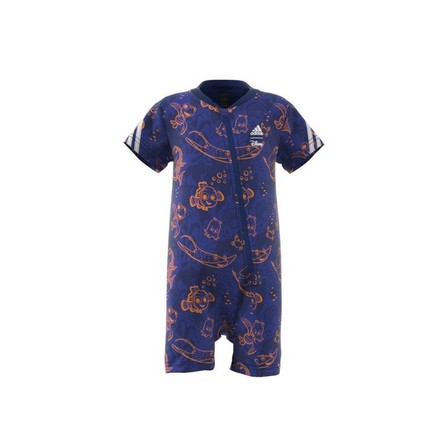Unisex Kids Finding Nemo Bodysuit, Navy, A901_ONE, large image number 8