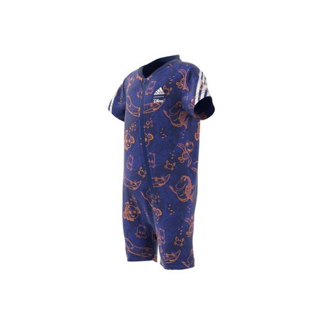 Unisex Kids Finding Nemo Bodysuit, Navy, A901_ONE, large image number 9