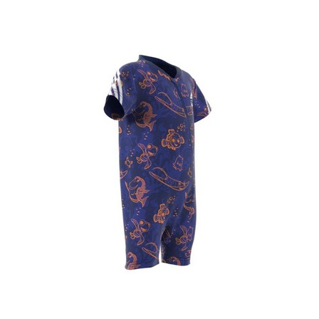 Unisex Kids Finding Nemo Bodysuit, Navy, A901_ONE, large image number 11